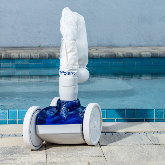 A pressure pool cleaner